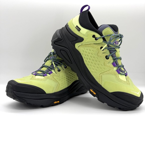 Hoka One One Kaha 3 Low GTX TP Mens 12 Lime Green Black Gore-Tex 1168951 HWB